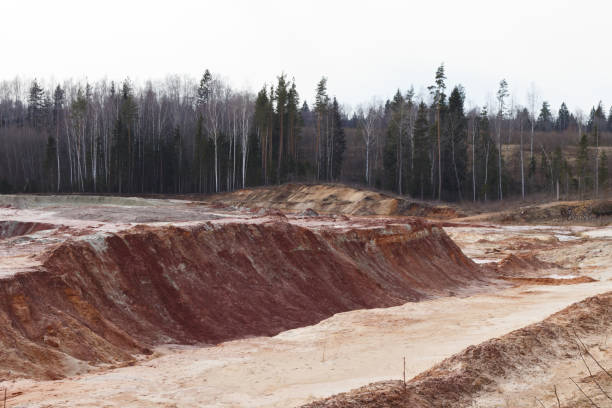 istock Clay career at early spring. 1143496373