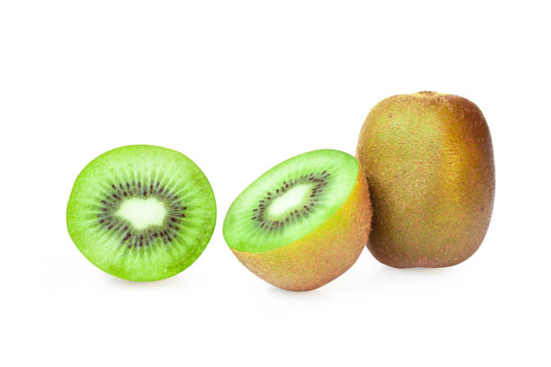 istock Fresh kiwi  isolated on white background. 1143497865