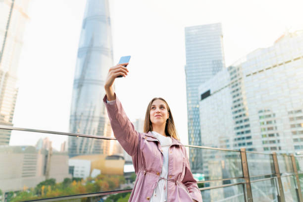 istock Selfie From The Beautiful Shanghai 1143499245