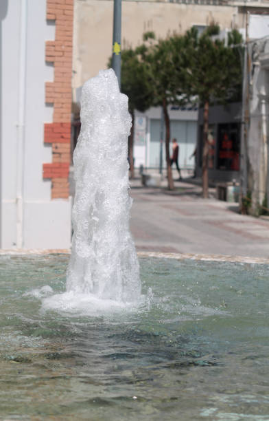 istock Small fountain in the street 1143500748