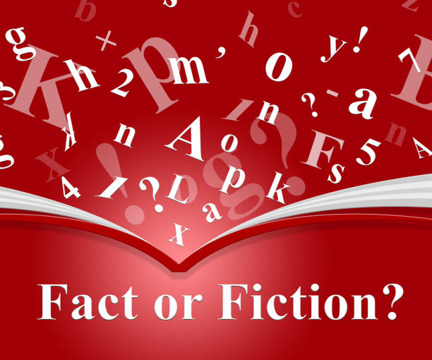 istock Fact Vs Fiction Words Represents Authenticity Versus Rumor And Deception - 3d Illustration 1143501230