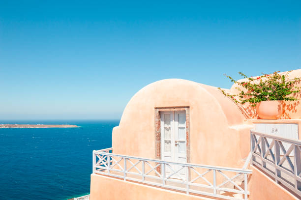 istock Traditional greek architecture on Santorini island, Greece 1143502073
