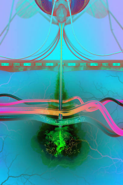 istock A malaria-infected mosquito transmits malaria pathogens to the human bloodstream during mosquito bites - 3D illustration 1143502204