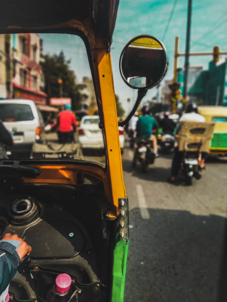 Autorickshaw Indian autorickshaw auto rickshaw taxi india stock pictures, royalty-free photos & images
