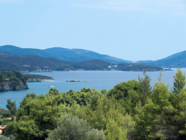 istock Greek shore at Sithonia, Greece 1143503429