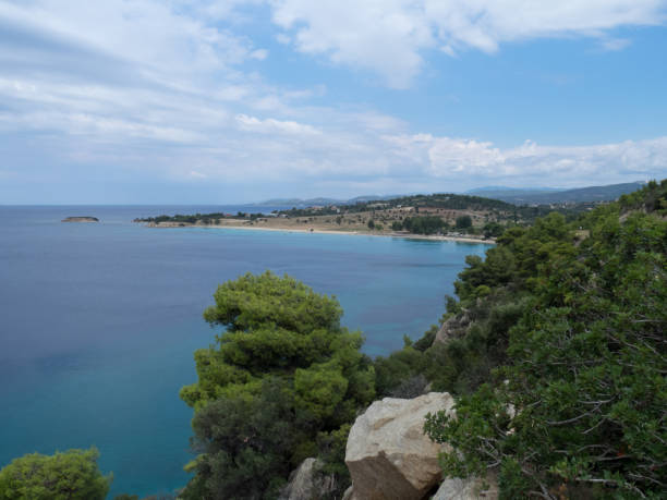 istock Greek shore at Sithonia, Greece 1143503436
