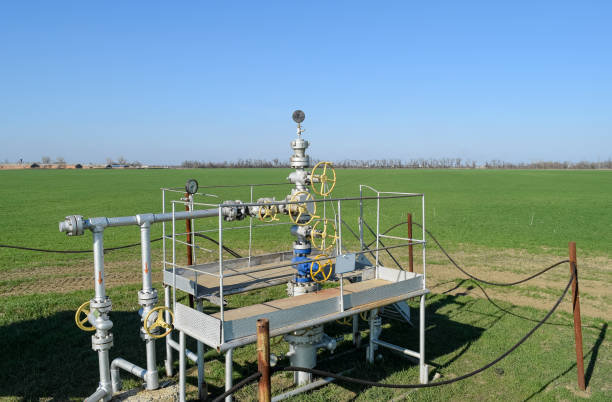 istock The equipment and technologies on oil fields. Oil well 1143504664