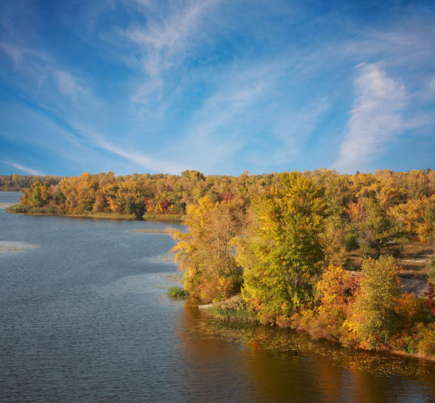 istock Landscape, islands on the river 1143504826