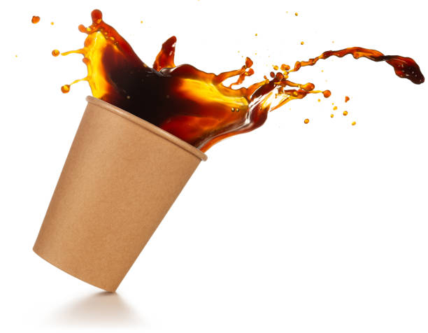 テイク・アウェイ・コーヒーはね - coffee take out food cup paper ストックフォトと画像