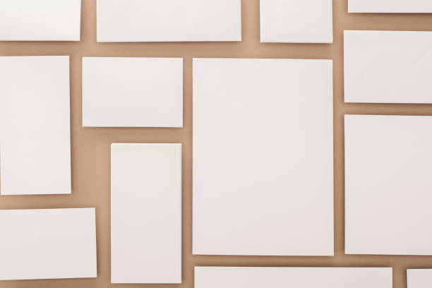 istock Cards and sheets of paper with copy space 1143511989