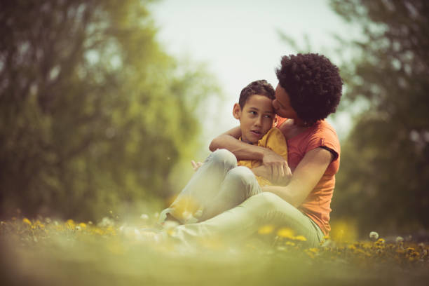 istock One kiss for my big boy. 1143518509