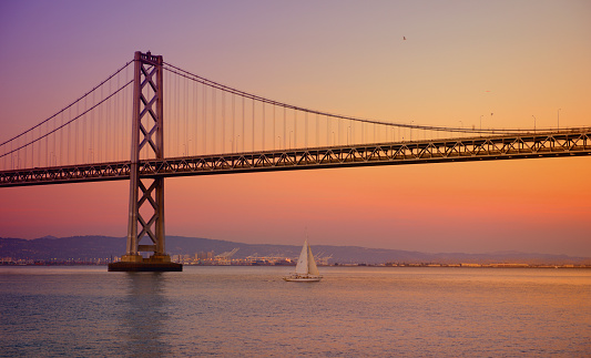 Bay Bridge, San Francisco, California, USA.
