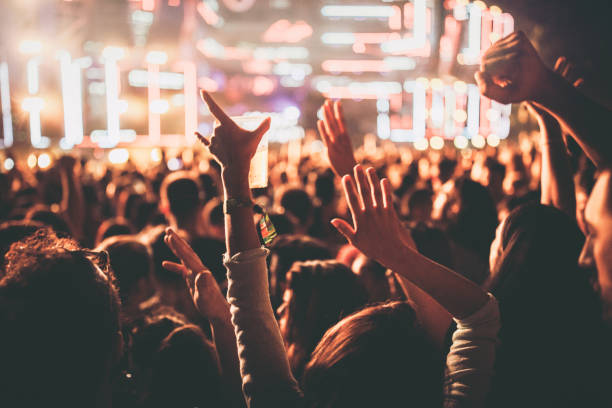 istock Having fun on a music concert! 1143524024