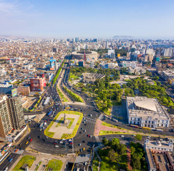 istock Aerial view of Lima 1143524550