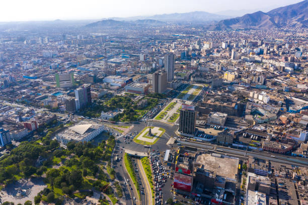 istock Aerial view of Lima 1143524719