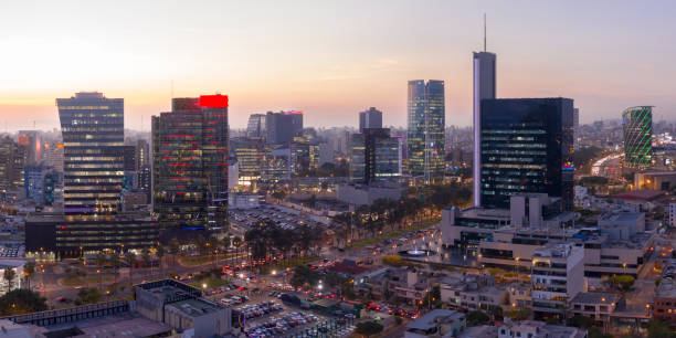 istock San Isidro district at blue time. in Lima, Peru. 1143525353