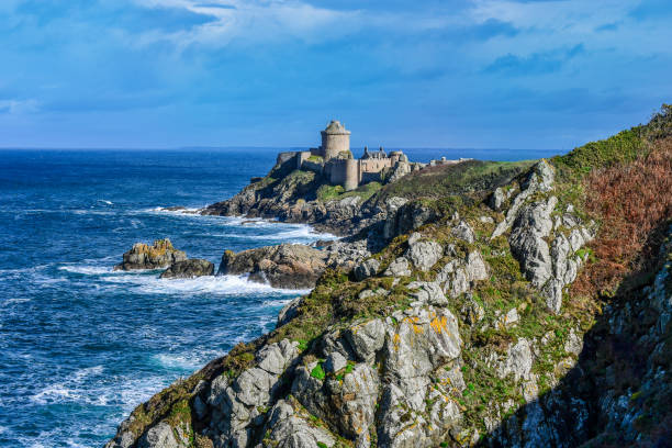 Seaside landscape in Brittany Landscape of Brittany and the sea cancale photos stock pictures, royalty-free photos & images