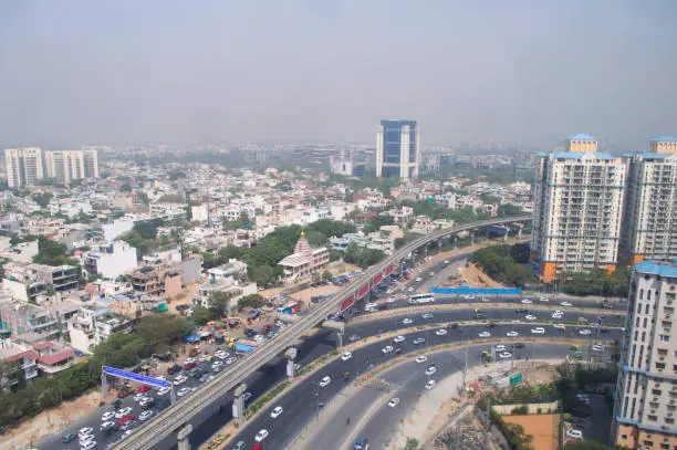 Gurgaon city from the top