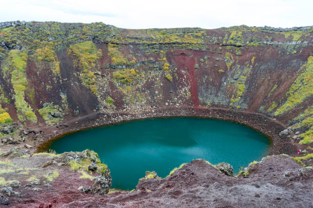 istock The Kerid volcanic lake in Iceland 1143535840