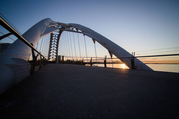istock bridge at sunrise lake ontario 1143543769