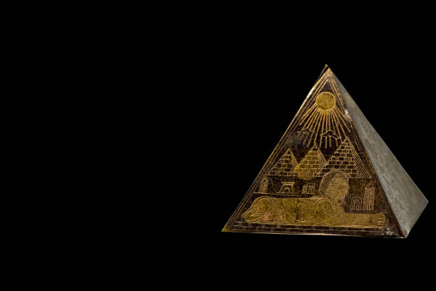 istock Figurine of egyptian pyramid 1143544339