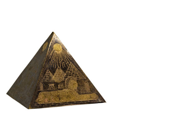 istock Figurine of egyptian pyramid 1143544379