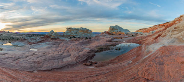 istock Sunset at White Pocket in the Vermillion Cliffs National Monument, Arizona. 1143544973