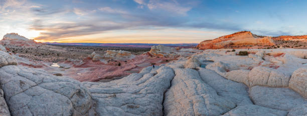 istock Sunset at White Pocket in the Vermillion Cliffs National Monument, Arizona. 1143545108