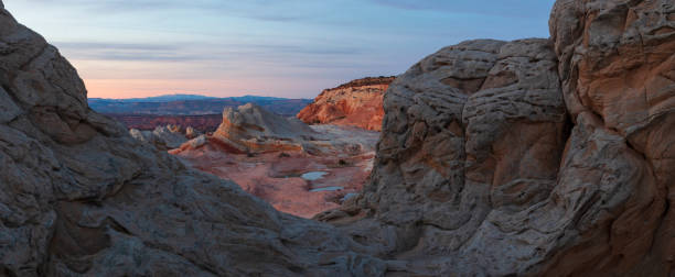 istock Sunset at White Pocket in the Vermillion Cliffs National Monument, Arizona. 1143545263