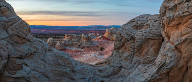 istock Sunset at White Pocket in the Vermillion Cliffs National Monument, Arizona. 1143545283