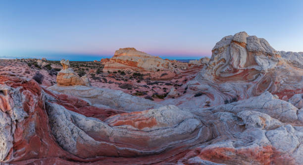 istock Sunset at White Pocket in the Vermillion Cliffs National Monument, Arizona. 1143545355