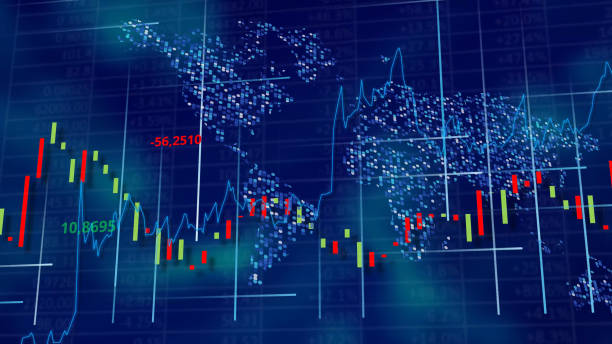 istock Blue hi-tech background - stock diagrams, graphs and tables 1143547761