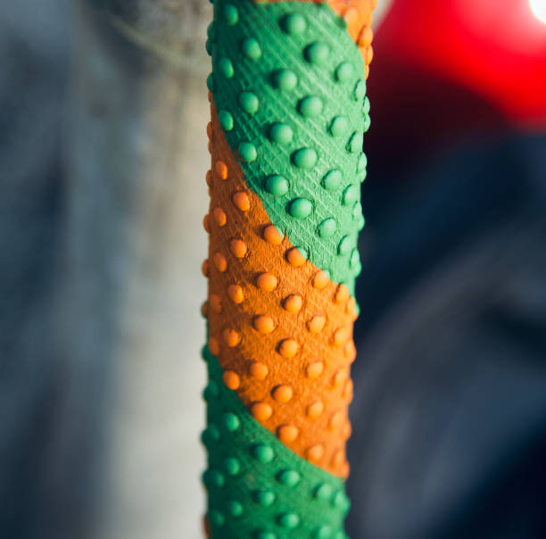 istock Colourful rubber made cricket batting grip 1143548126