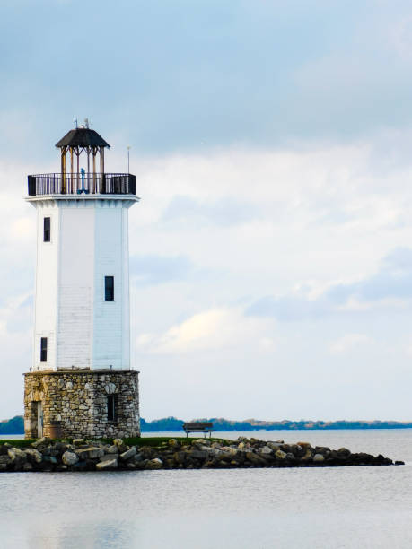 istock Close up of an ancient lighthouse 1143550416