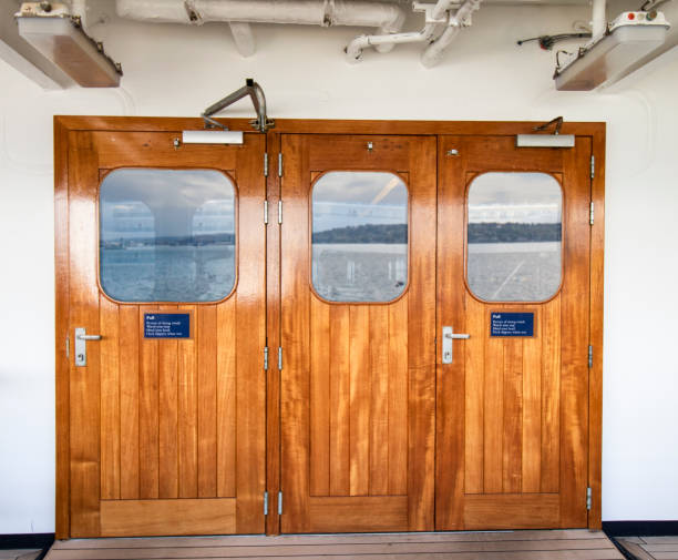 istock three wooden cruise ship doors 1143553100