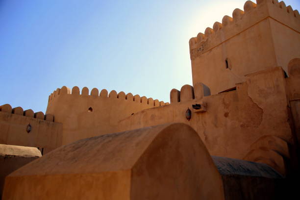 istock Stone shapes and structures against the blue sky 1143555450