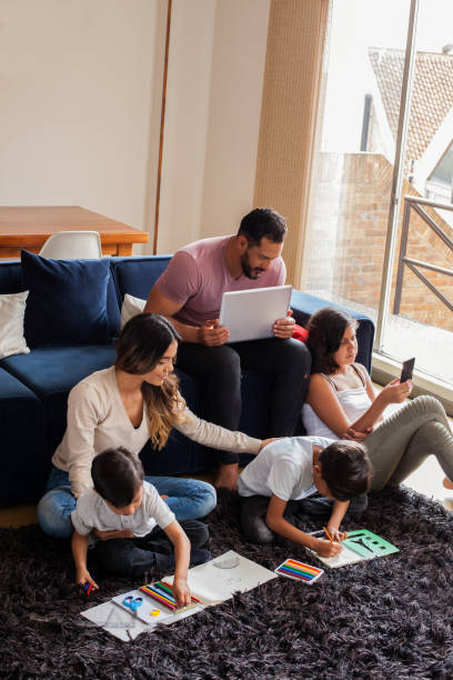 istock Family moments at home 1143565740