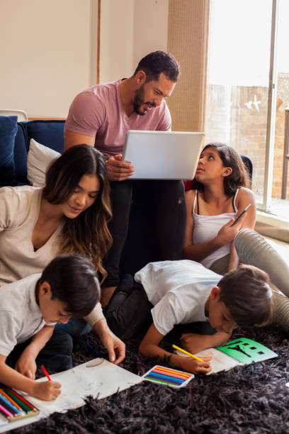 istock Family moments at home 1143567254