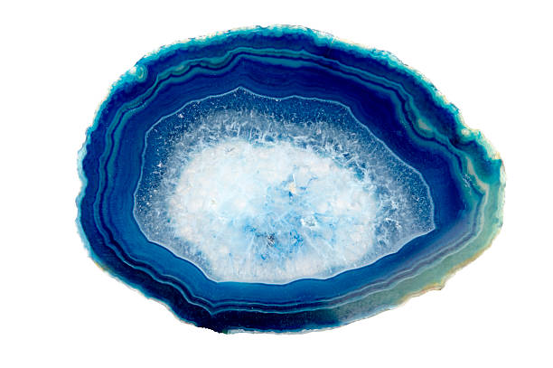 Slice Of Agate Crystal  geode photos stock pictures, royalty-free photos & images