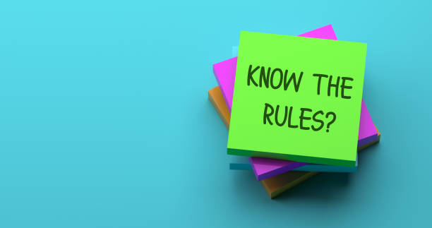¿conoces las reglas? - rules reglas fotografías e imágenes de stock