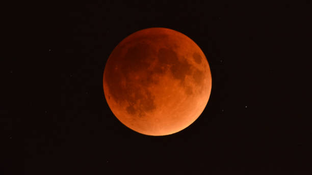 istock September 2015 lunar eclipse - super blood moon - as seen from Minnesota, USA - September 28th 1143582256