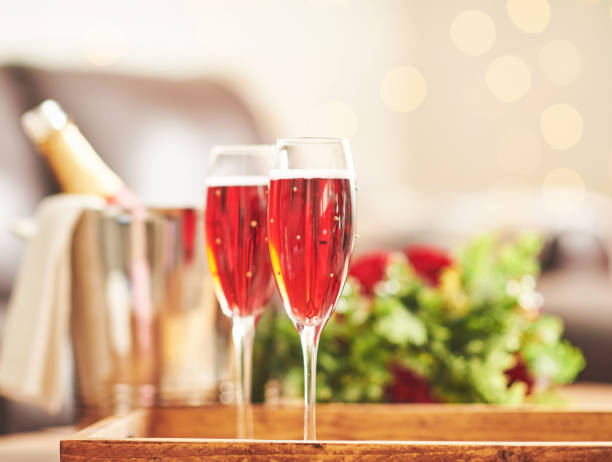 istock Pink champagne for Valentine's Day or special occasion 1143589549