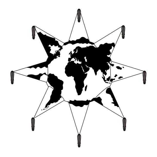 istock Silhouette of an earth planet pinata 1143593907