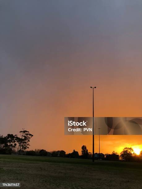 Australian Sunset Stock Photo - Download Image Now - Arid Climate, Australia, Beauty