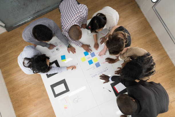 istock Team meeting at a business startup 1143612564