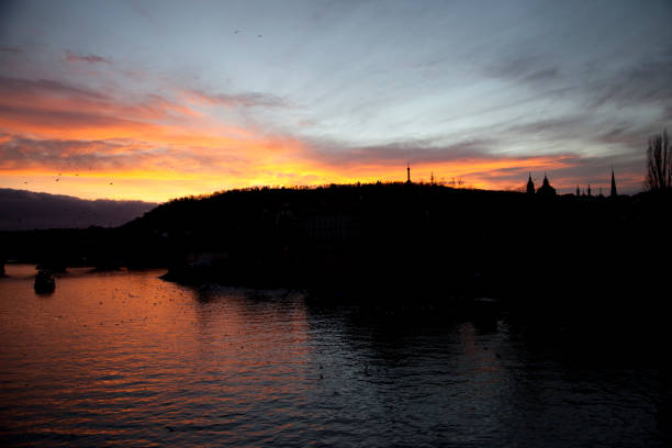 Prague, Czech Republic – December 31, 2017.  Prague is the capital and largest city of the Czech Republic. Cut by the Vltava river, it is known as \
