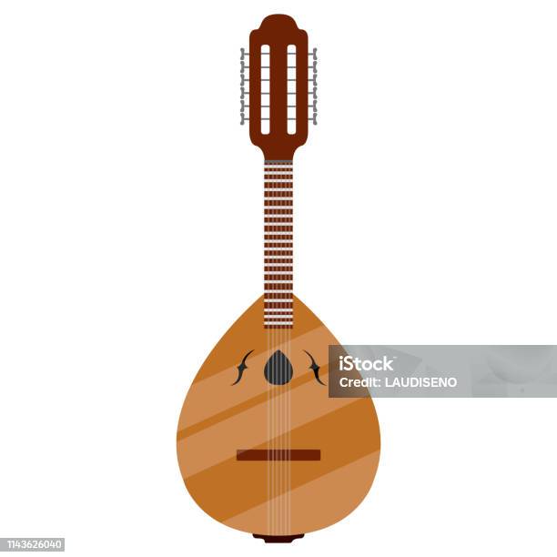 Portuguese Guitar Image Stock Illustration - Download Image Now - Acoustic Guitar, Art, Balalaika