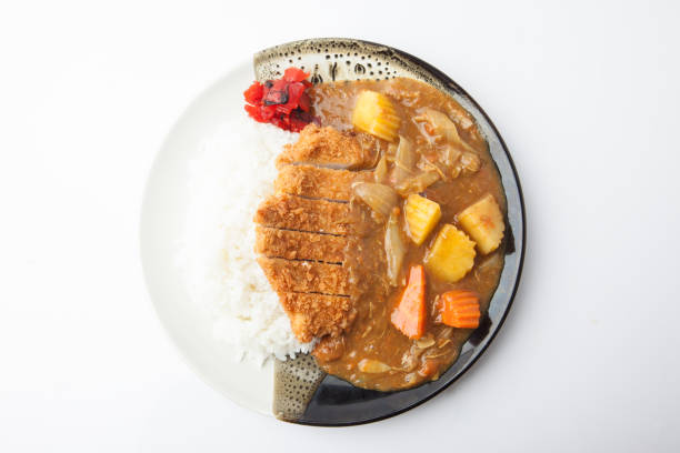 istock Katsu Curry Don, Pork Cutlet Japanese Curry Rice Bowl 1143626748