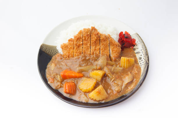 istock Katsu Curry Don, Pork Cutlet Japanese Curry Rice Bowl 1143626752