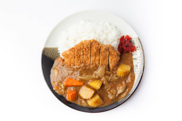 istock Katsu Curry Don, Pork Cutlet Japanese Curry Rice Bowl 1143626764
